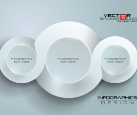 Paper Infographics white vector design 01