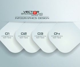 Paper Infographics white vector design 10