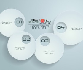 Paper Infographics white vector design 11