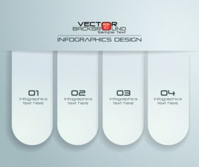 Paper Infographics white vector design 12