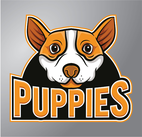 Pupples logo vector design