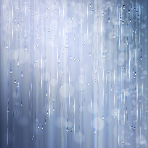 Rain water blurs background vector 03
