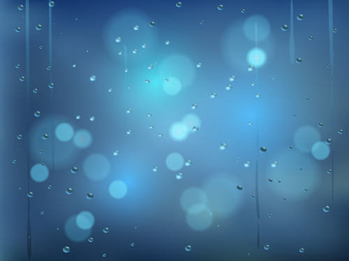 Rain water blurs background vector 04