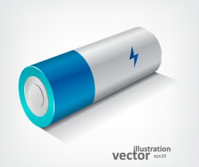 Realistic battery vector material set 02