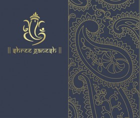 Royal ornaments floral luxury background vector 01