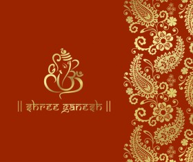 Royal ornaments floral luxury background vector 02