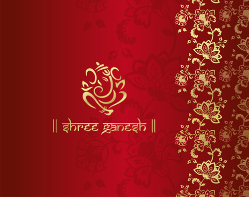 Royal ornaments floral luxury background vector 04
