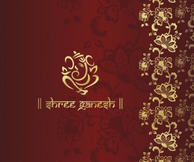 Royal ornaments floral luxury background vector 05
