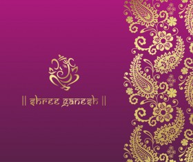 Royal ornaments floral luxury background vector 06
