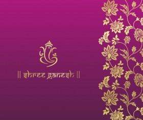 Royal ornaments floral luxury background vector 07