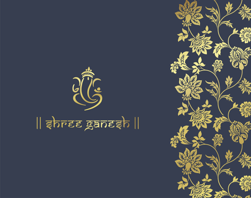 Royal ornaments floral luxury background vector 09