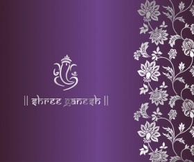 Royal ornaments floral luxury background vector 10