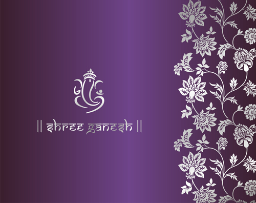 Royal ornaments floral luxury background vector 10