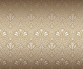 Seamless ornamental pattern vector material 01