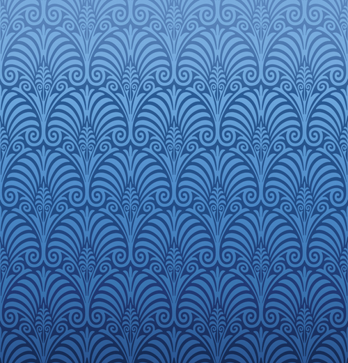 Seamless ornamental pattern vector material 03