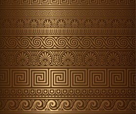 Seamless ornamental pattern vector material 04