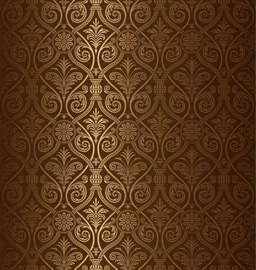 Seamless ornamental pattern vector material 05