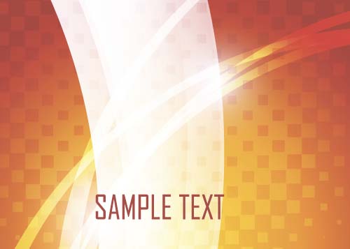 Shining orange abstract background vector 03