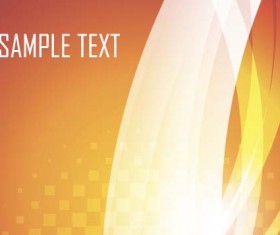 Shining orange abstract background vector 05