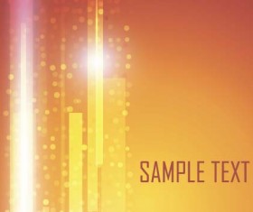 Shining orange abstract background vector 07