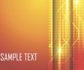 Shining orange abstract background vector 08