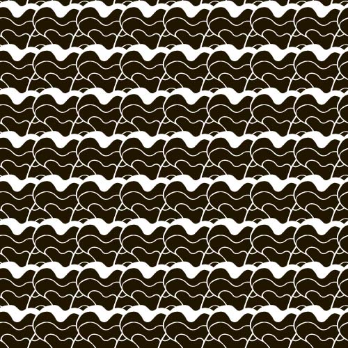 Simple waves seamless pattern vector 01