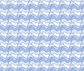 Simple waves seamless pattern vector 03