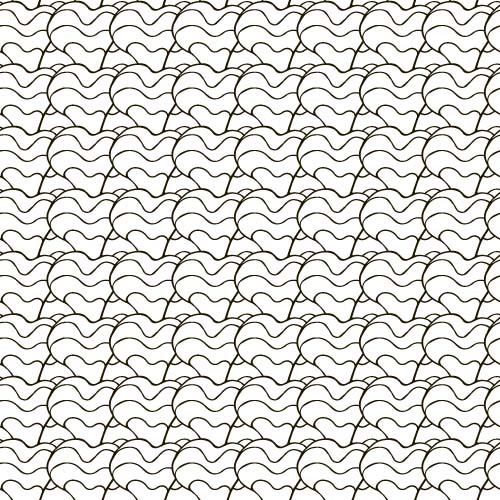 Simple waves seamless pattern vector 05
