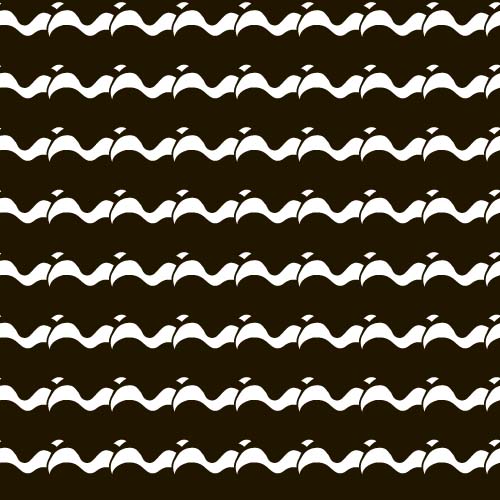Simple waves seamless pattern vector 07