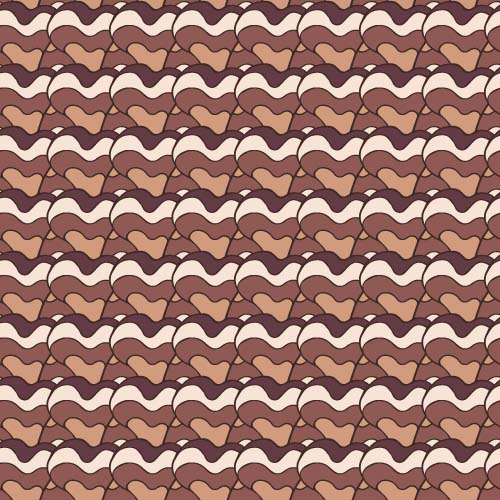 Simple waves seamless pattern vector 08