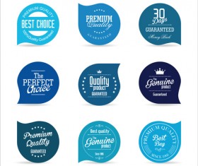 Vector retro badges design set 01