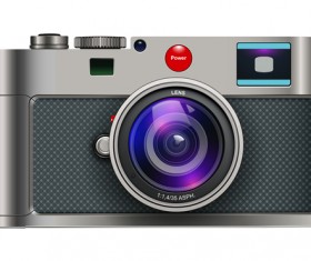 Vintage camera design illustration vector 01