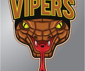 Vipers logo vector material