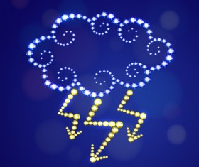 Weather diamond decorative vectors 05