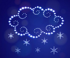 Weather diamond decorative vectors 08