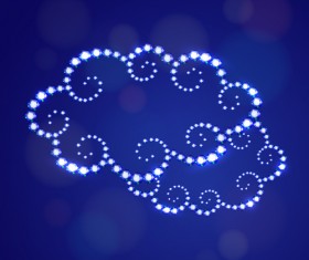 Weather diamond decorative vectors 10