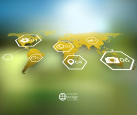 World maps infographics design vectors 11