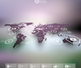 World maps infographics design vectors 15