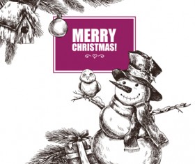 2016 Christmas big sale hand drawn vector 09