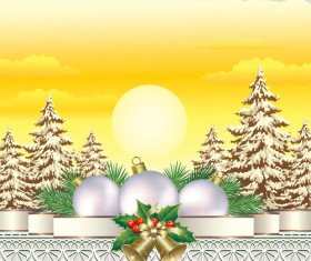 2016 Christmas new year gold background vectors 06