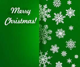 2016 christmas sonwflake cards vectors 02