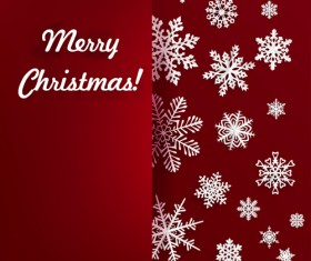 2016 christmas sonwflake cards vectors 03