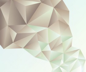 3D geometric shape art background vectors set 05