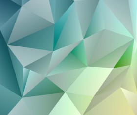 3D geometric shape art background vectors set 10