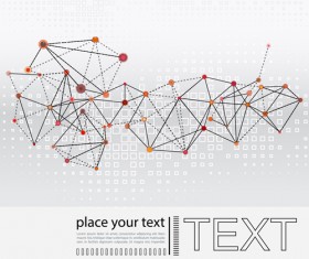 3D triangles web background vector 01