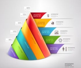 3d infographic modern template vector 01