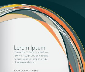 Abstract brochure business template vector 02