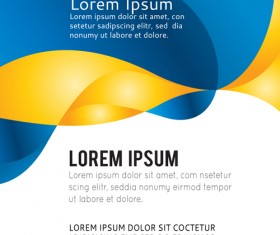 Abstract brochure business template vector 03