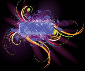 Abstract colored background illustration vector set 05