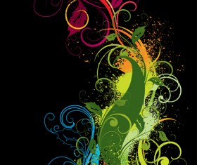 Abstract colored background illustration vector set 06